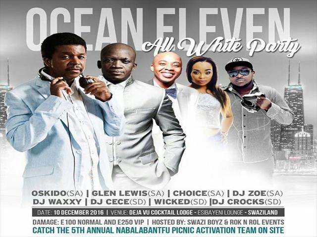 Ocean Eleven - All White Party Pic